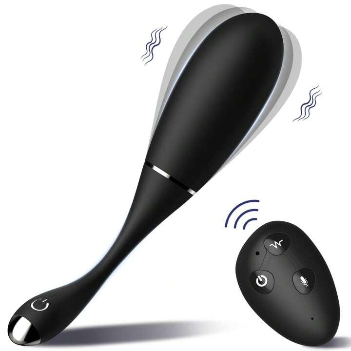 E-stim Egg Vibrator Voice Control Stimulator with 10 Vibration & Electric Shock Modes