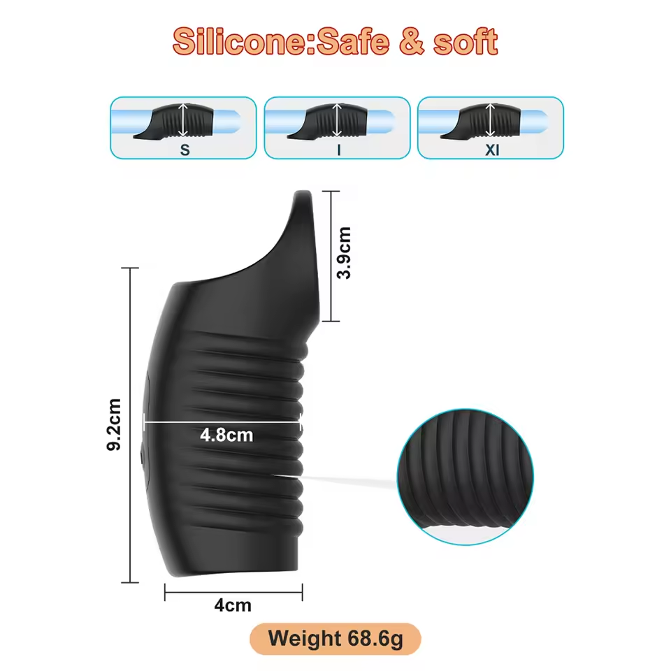 APP Control Penis Sleeve Enlarger Stimulator Delay Ejaculation Penis Ring