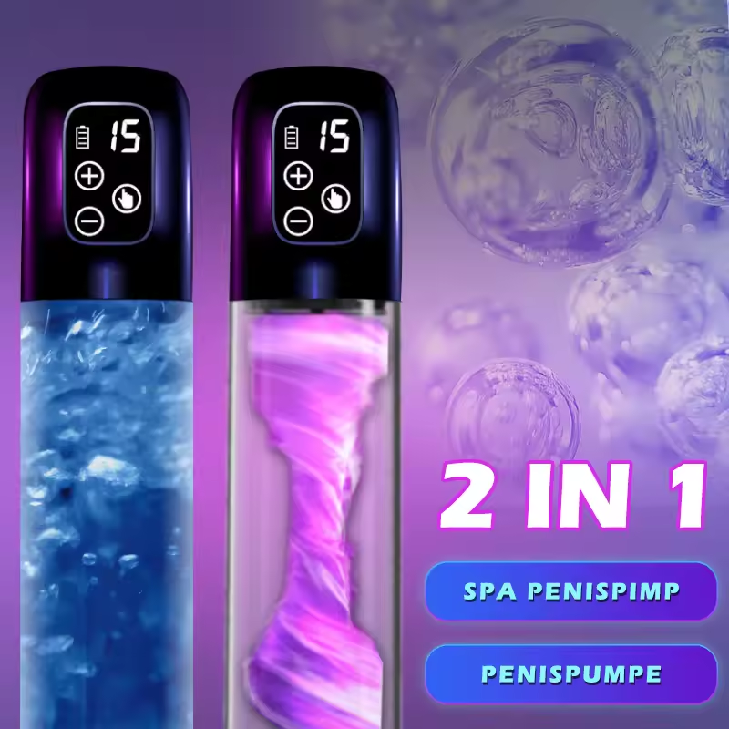 360° Wrapping Automatic Vacuum Penis Pump Extender Massager with 5 Strong Modes