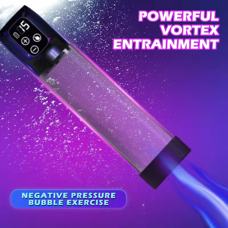 360° Wrapping Automatic Vacuum Penis Pump Extender Massager with 5 Strong Modes