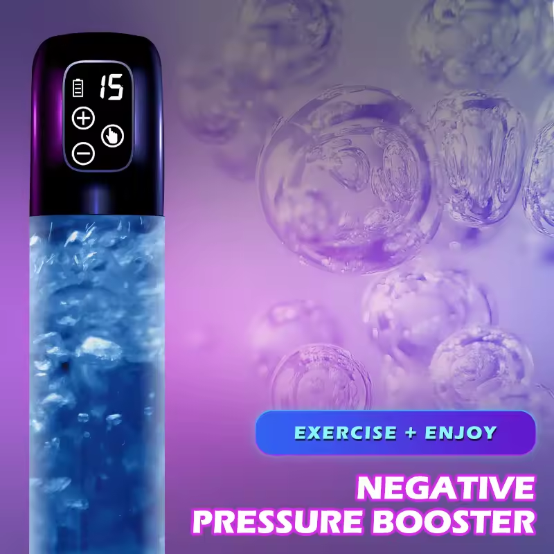 360° Wrapping Automatic Vacuum Penis Pump Extender Massager with 5 Strong Modes