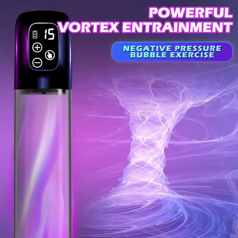 360° Wrapping Automatic Vacuum Penis Pump Extender Massager with 5 Strong Modes