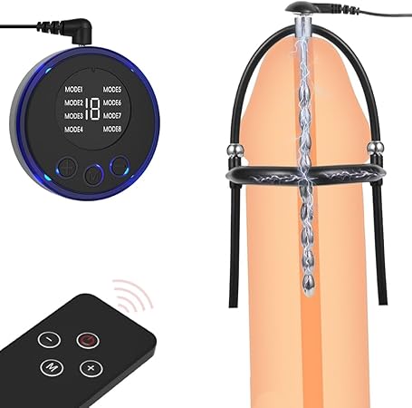 E-stim Metal Insert Penis Urethra Plug Dilator Extender Penis Plug VXtoys E-stim Metal Insert Penis Urethra Plug Dilator Extender Penis Plug VXtoys