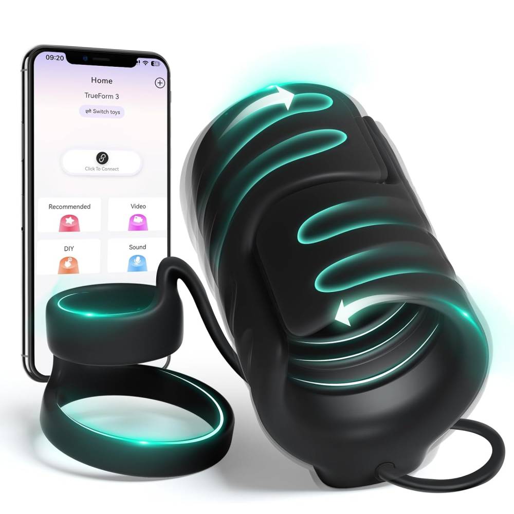 Electric Penis Trainer Vibrators Stroker Masturbator with 9 Vibration Modes