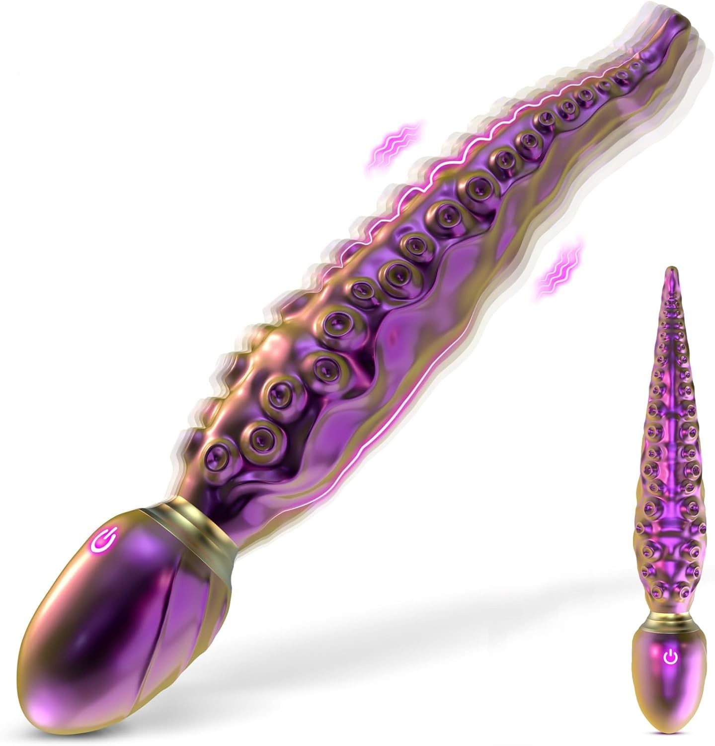 Realistic Tentacle Monster Dildo Anal Vibrator with 10 Vibrating Modes