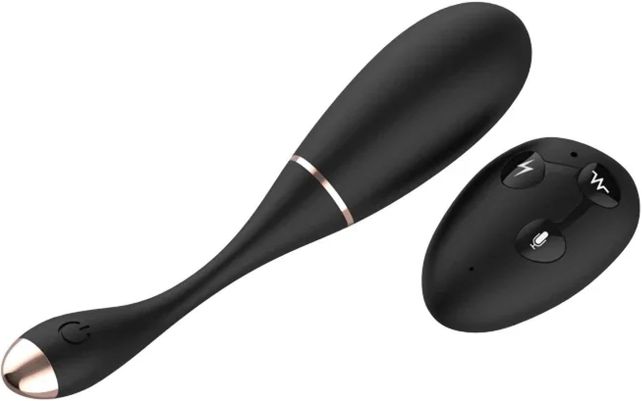 E-stim Egg Vibrator Voice Control Stimulator with 10 Vibration & Electric Shock Modes