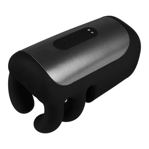 Electric Penis Trainer Glans Vibrator with 10 Finger Massage & Tapping & Vibrating