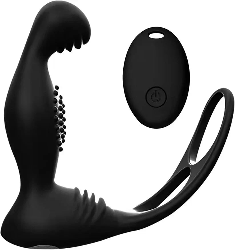 Anal Butt Plug Prostate Massage Vibrator Stimulator with 10 Vibration Modes