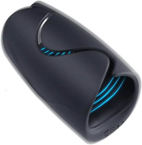 Electric Penis Trainer Vibrator Masturbator with 10 Vibration Modes & 40 ℃ Heating