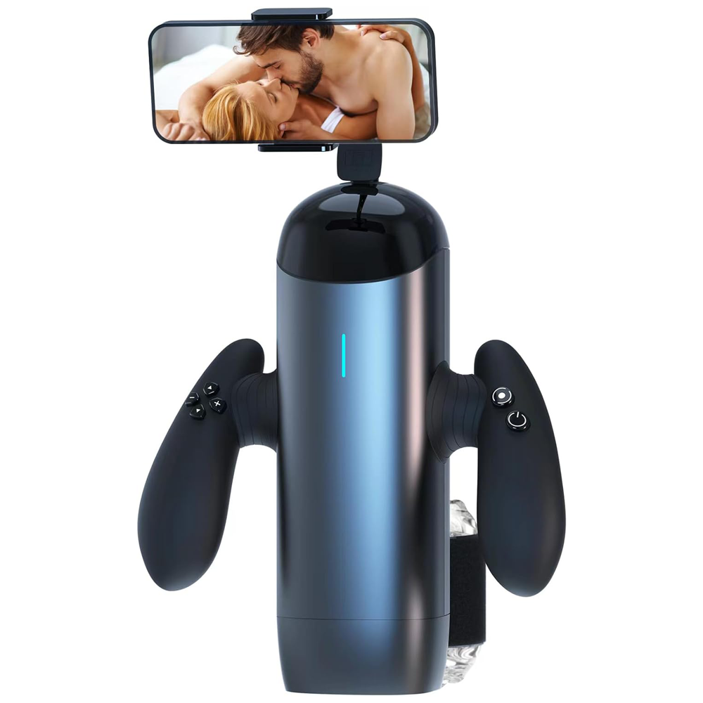 Automatic Masturbator Penis Trainer Stroker with 10 Thrusting & 10 Speeds & 10 Distances