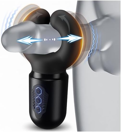 Automatic Clamp Penis Vibrator Glans Trainer Masturabator with 10 Vibration Modes