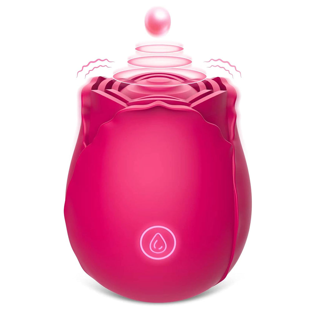 Rose Toys Vibromasseur clitoridien avec 7 modes de tapotement époustouflants