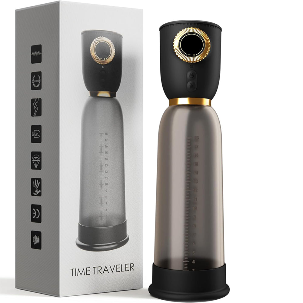 Air Pressure Electric Penis Pump Extender with 6 Training Modes & 5 Suction Intensities