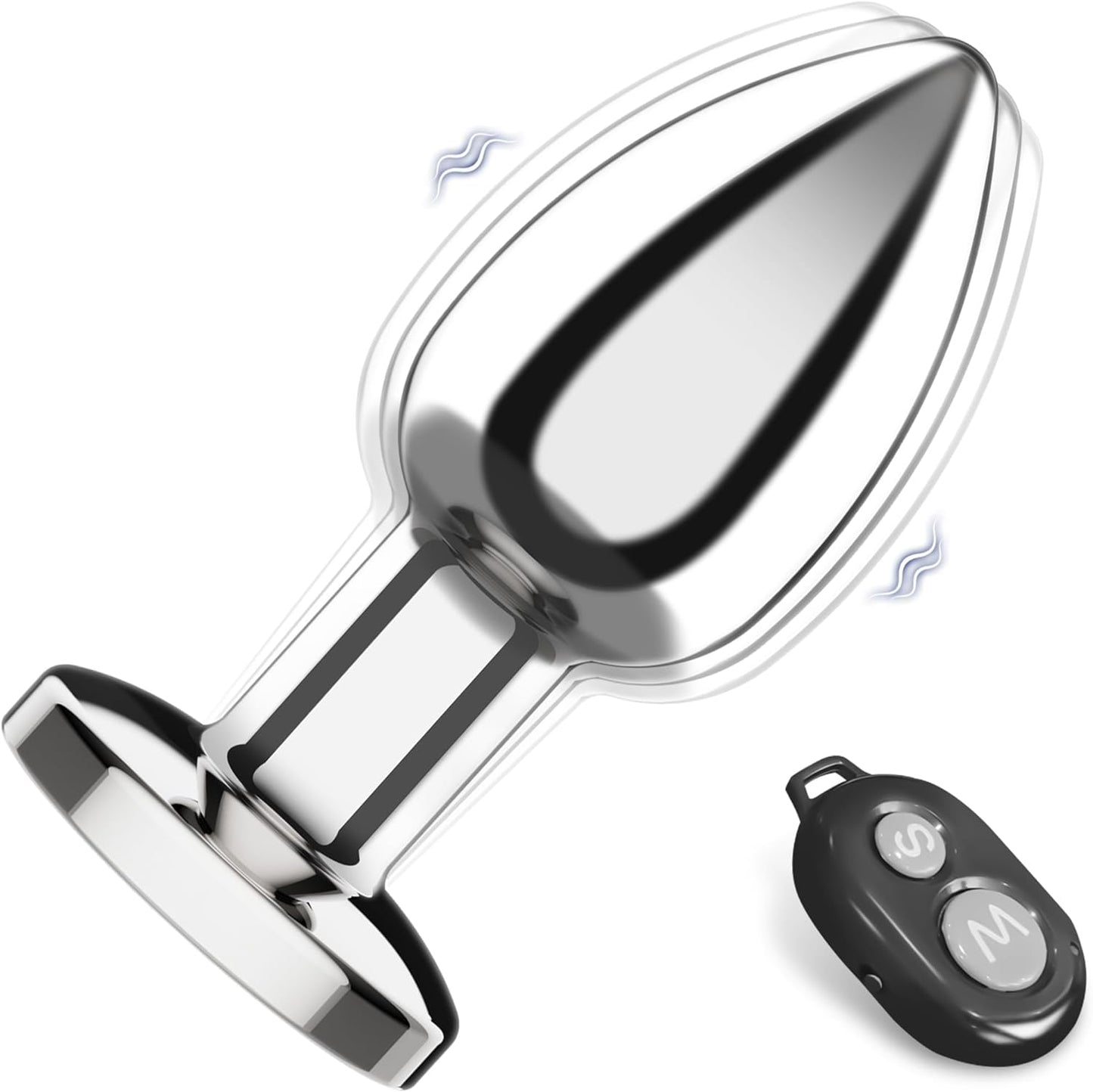 Plug Anal Anal Toys Butt Plug avec 10 Modes Vibrateur Télécommandé