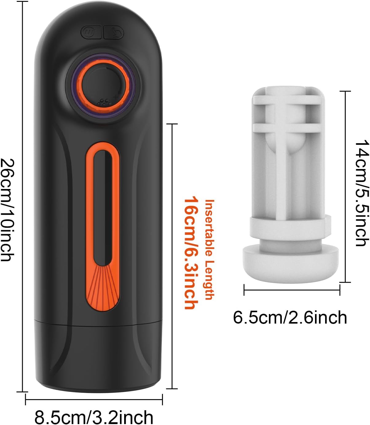 Auto Masturbator Blowjobsex Simulator with 10 Thrusting & 10 Vibrating & 4 Sucking & 42°C Heating