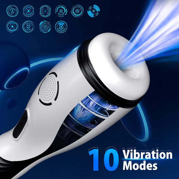 Automatic Masturbator Stroker Sex Machine with 5 Peristaltic & 10 Vibration Modes