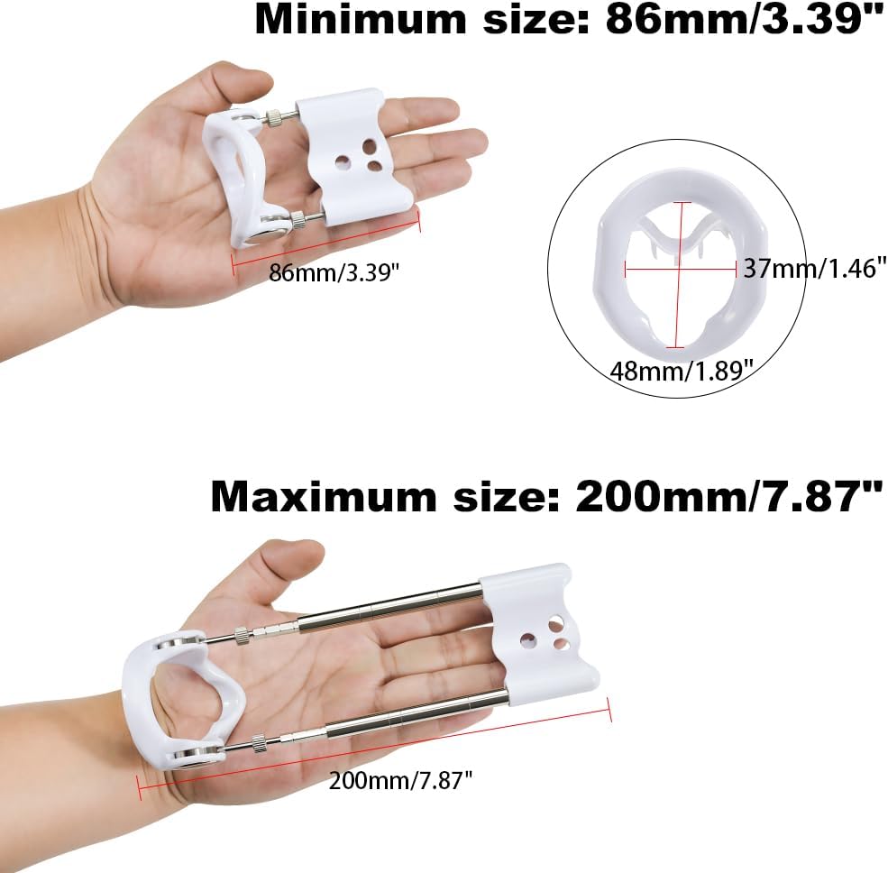 E-stim Penis Glans Extender Enlargement Stimulator System Set