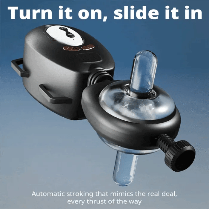 Automatic Masturbator Penis Trainer with 9 Swinging & 9 Vibrating Modes