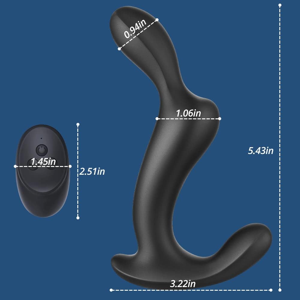 3 IN 1 Prostate Massager Anal Vibrator Prostate Massager with 10 Vibration Modes