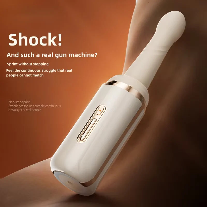 Telescopic Thrusting Dildo Vibrator Massager Sex Machine with 7 Thrusting & 7 Vibrating