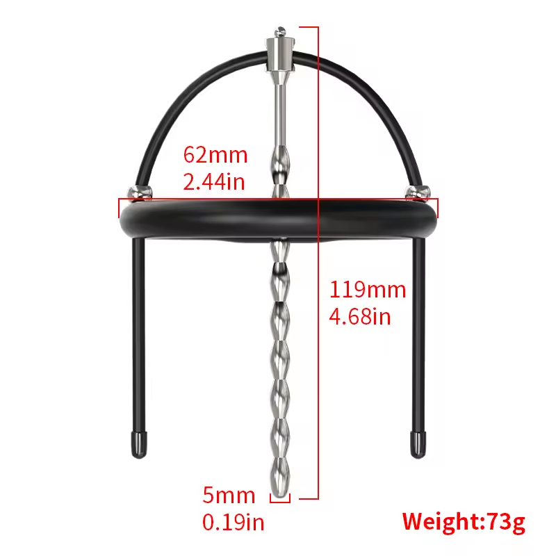E-stim Metal Insert Penis Urethra Plug Dilator Extender Penis Plug