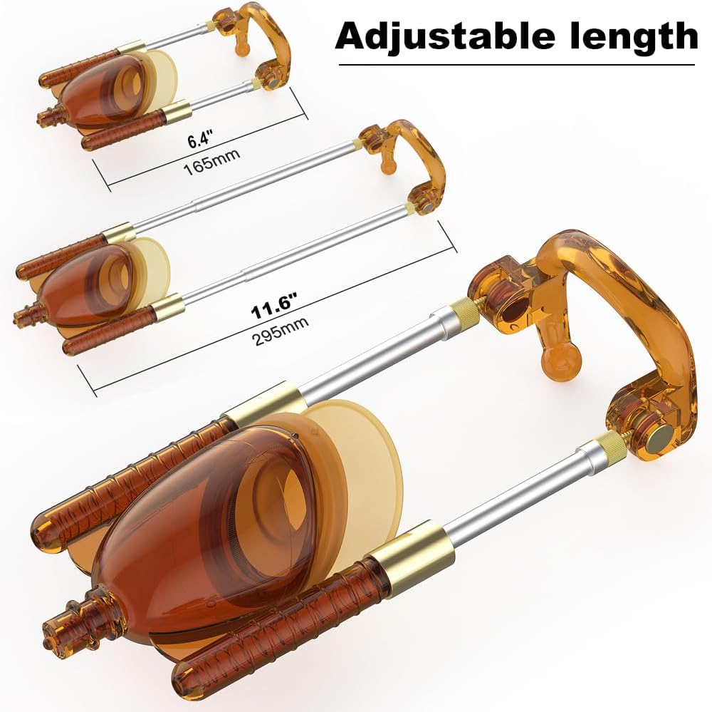 Penis Pumps Erotic Erection Aid Suction Power Vacuum Pump Endurance Trainer Set