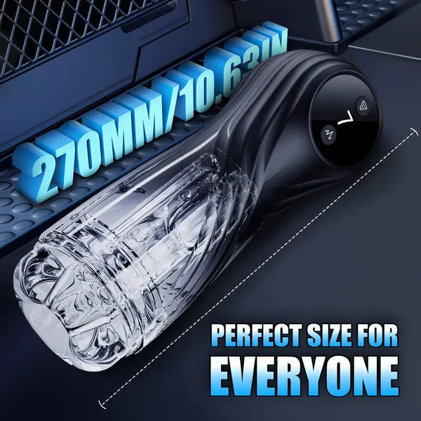 Automatic Masturbator Penis Stimulator Stroker with 7 Suction & Vibration Modes