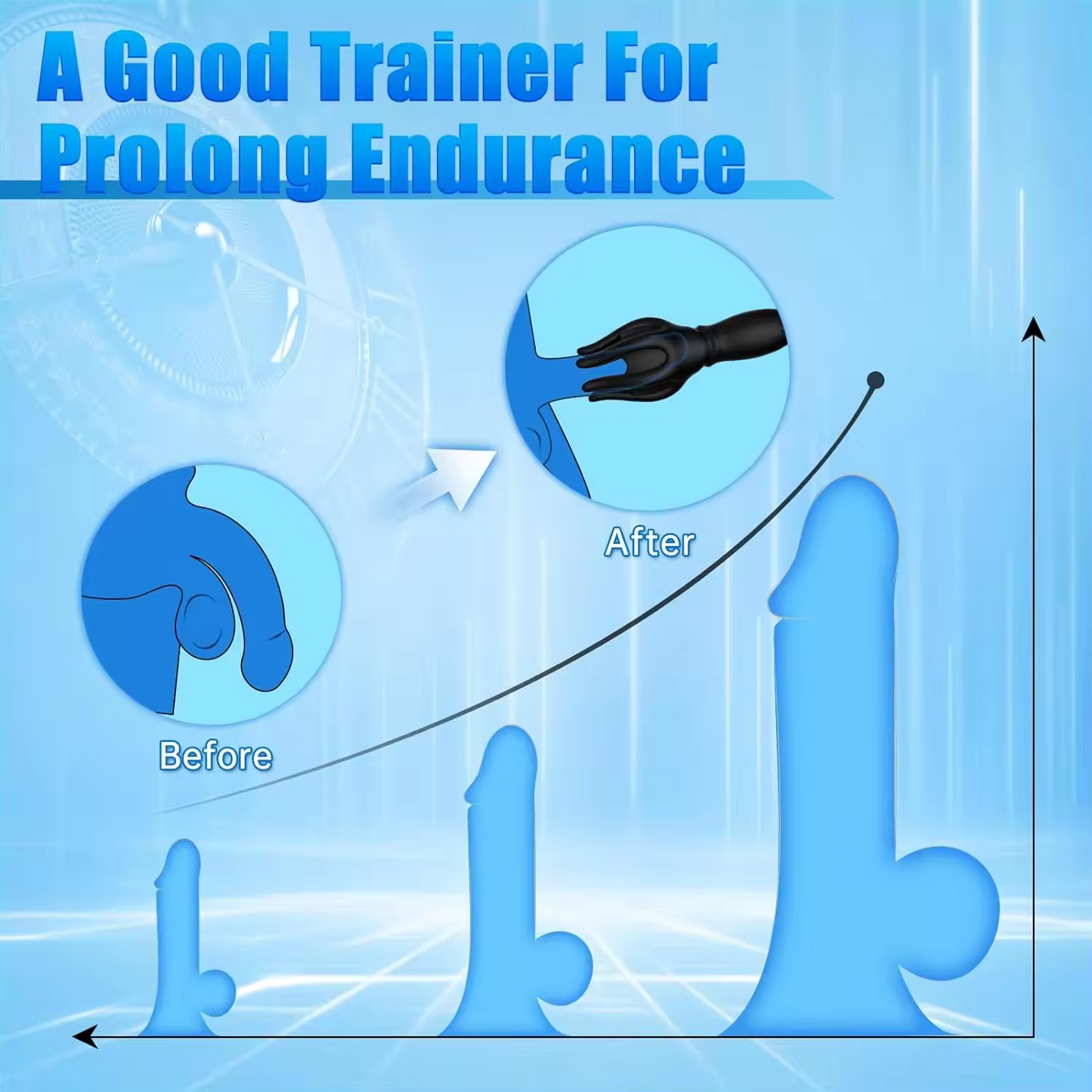 Octopus Glans Trainer Penis Massage Male Masturbator with 10 Vibration Modes