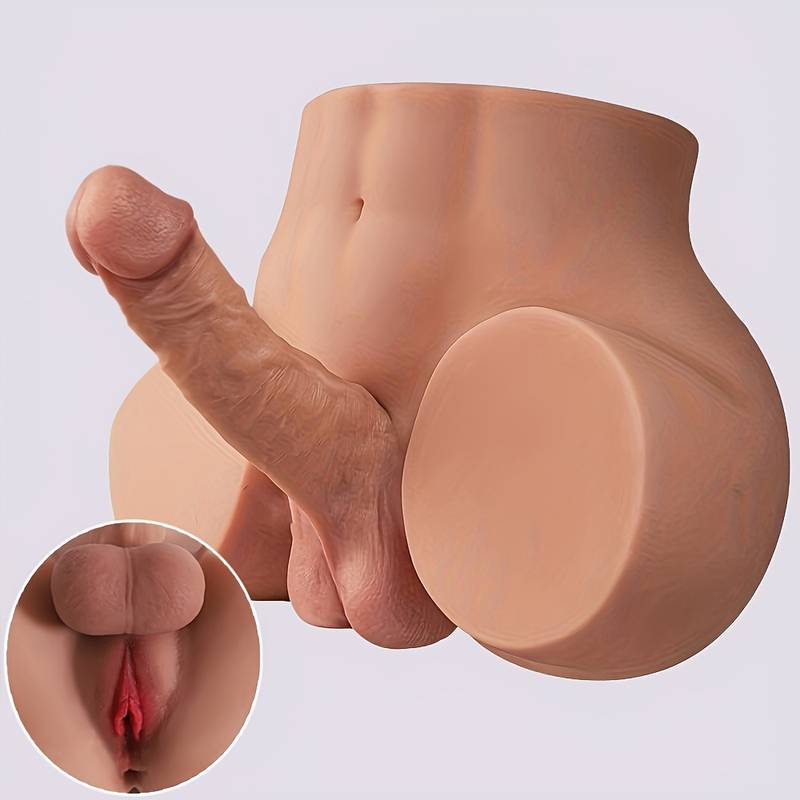 Poupée sexuelle gode réaliste marron pour masturbateur 5,5 LB