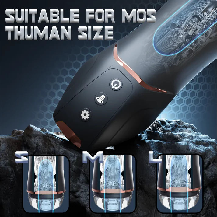 Automatic Masturbator Stroker Pocket Pussy with 10 Vibration & Suction Modes