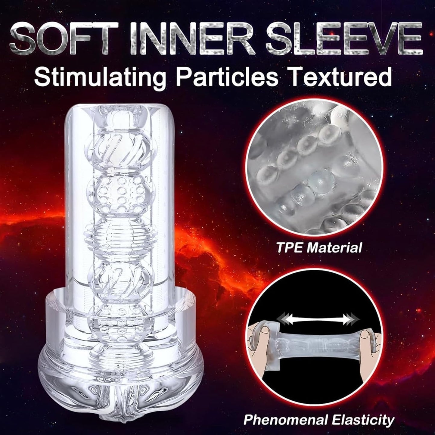 S-HANDE 2 in 1 Automatic Penis Pump Masturbator with 9 Suction Modes