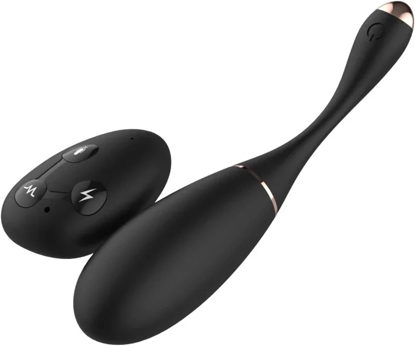 E-stim Egg Vibrator Voice Control Stimulator with 10 Vibration & Electric Shock Modes