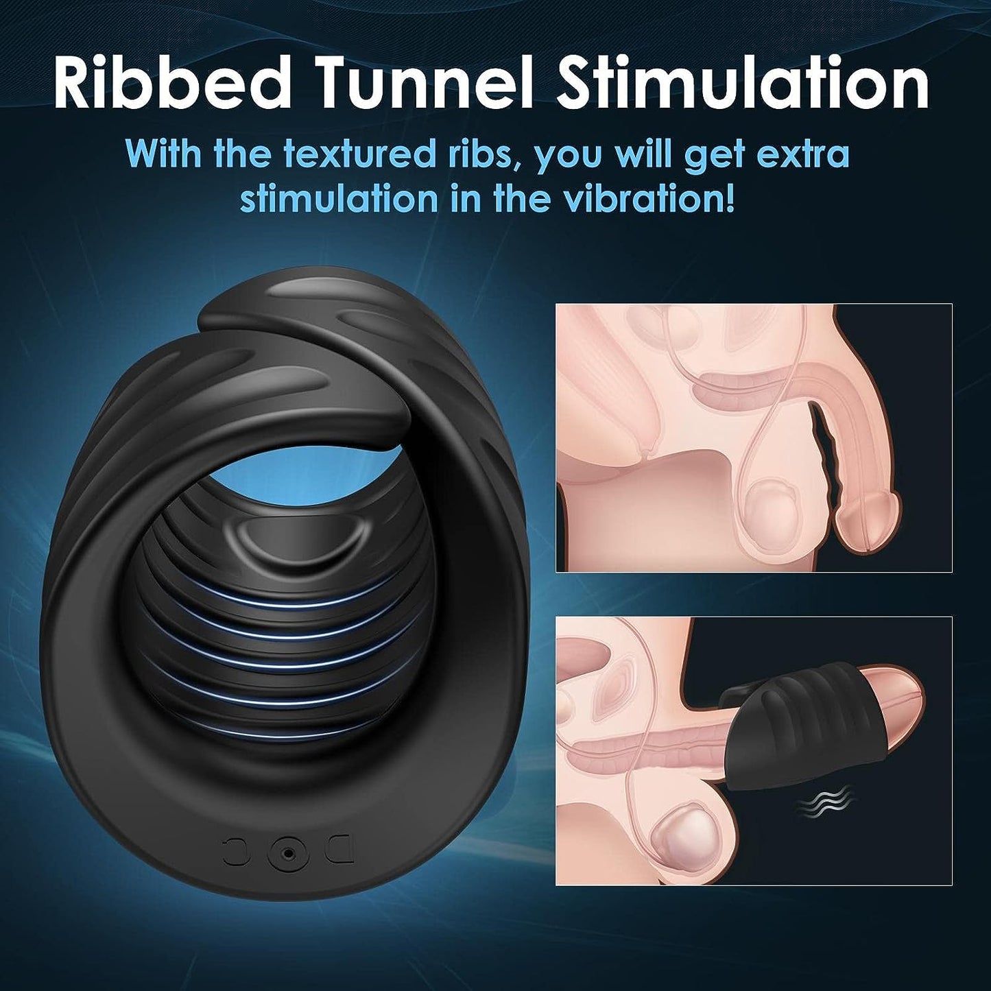 9 modes de vibration avec contrôle APP Strokers Glans Trainer Masturbateur Entraînement du pénis