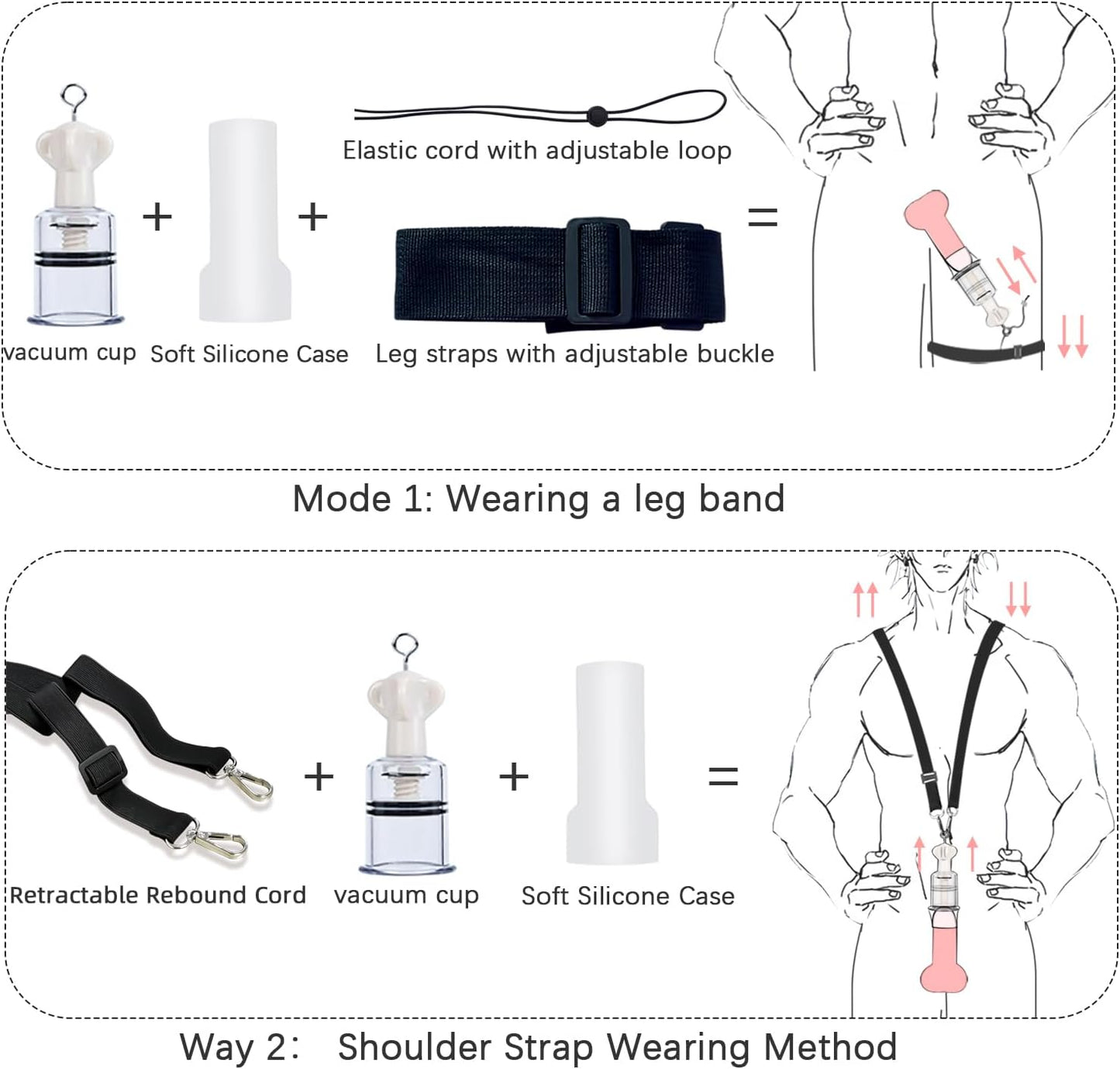 Penis Pump Extender Enlargement Masturbator Lasting Trainer