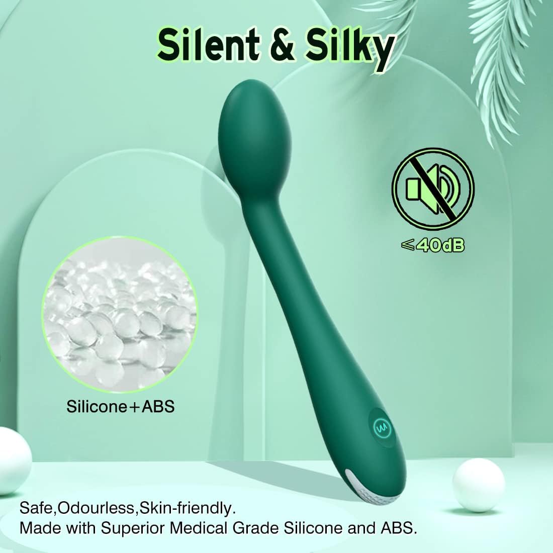 Vibromasseur stimulateur anal pour seins clitoridiens avec 12 modes de vibration puissants