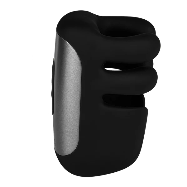 Electric Penis Trainer Glans Vibrator with 10 Finger Massage & Tapping & Vibrating