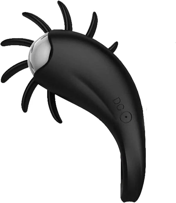 Penis Ring Vibrator Glans Trainer Massager with 10 Vibration Modes