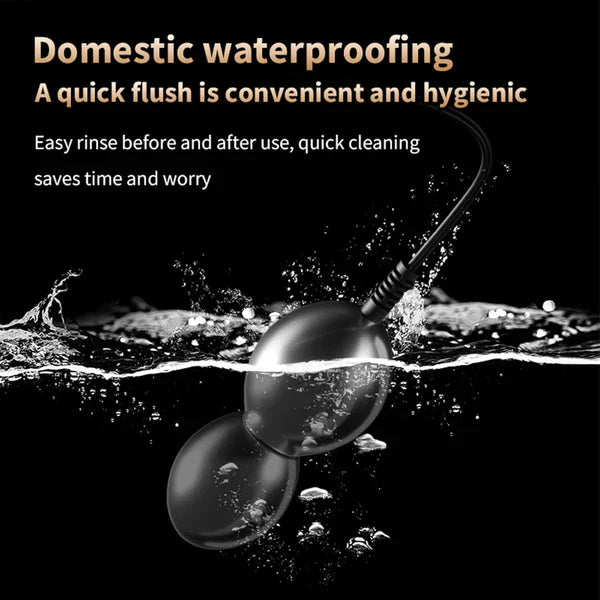 E-Stime Anal Plug Metal Butt Plug Anal Beads Prostate Massager with 8 Electric Shock Modes