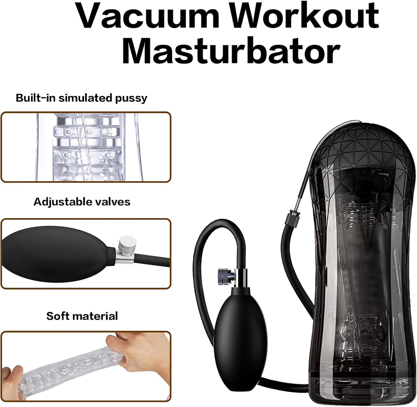 Penis Enlargement Vacuum Sucking Penis Pump Male Masturbator