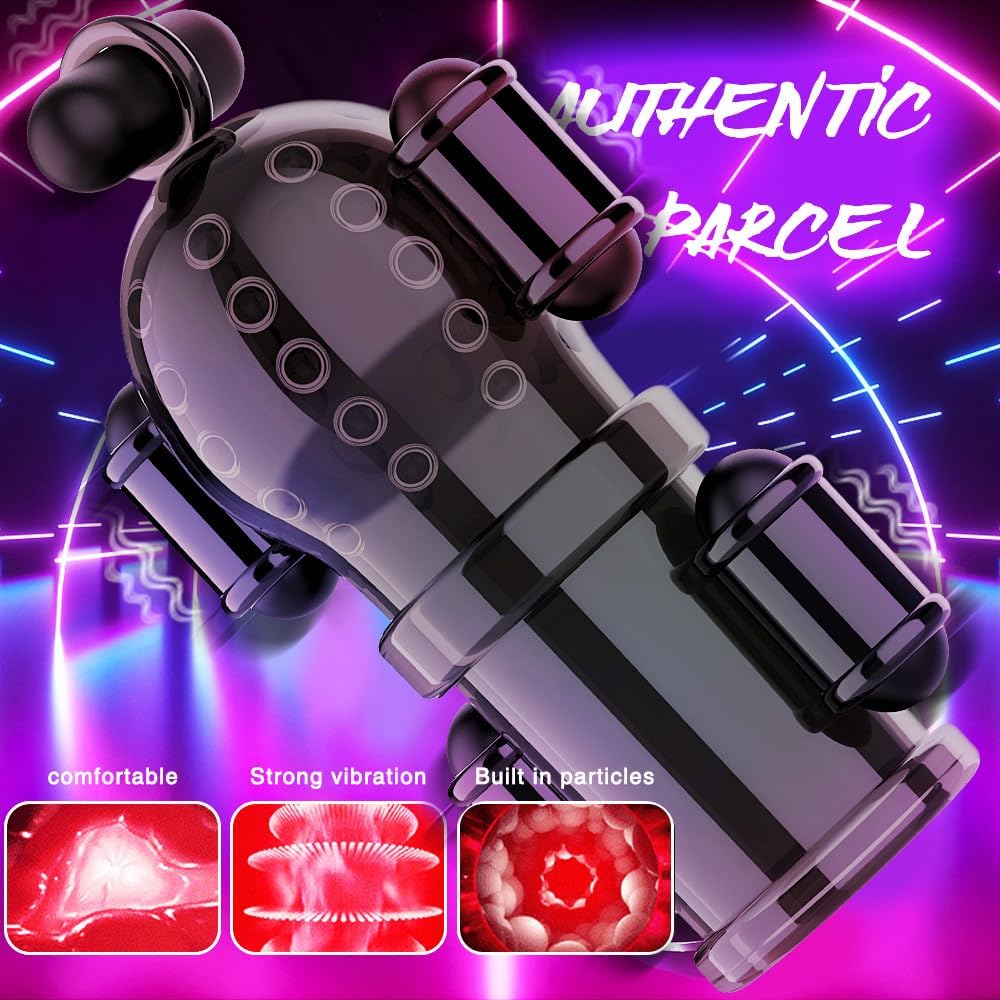 360° Wrapping Stimulator Glans Vibrator Penis trainer Masturbator with 10 Vibration Modes