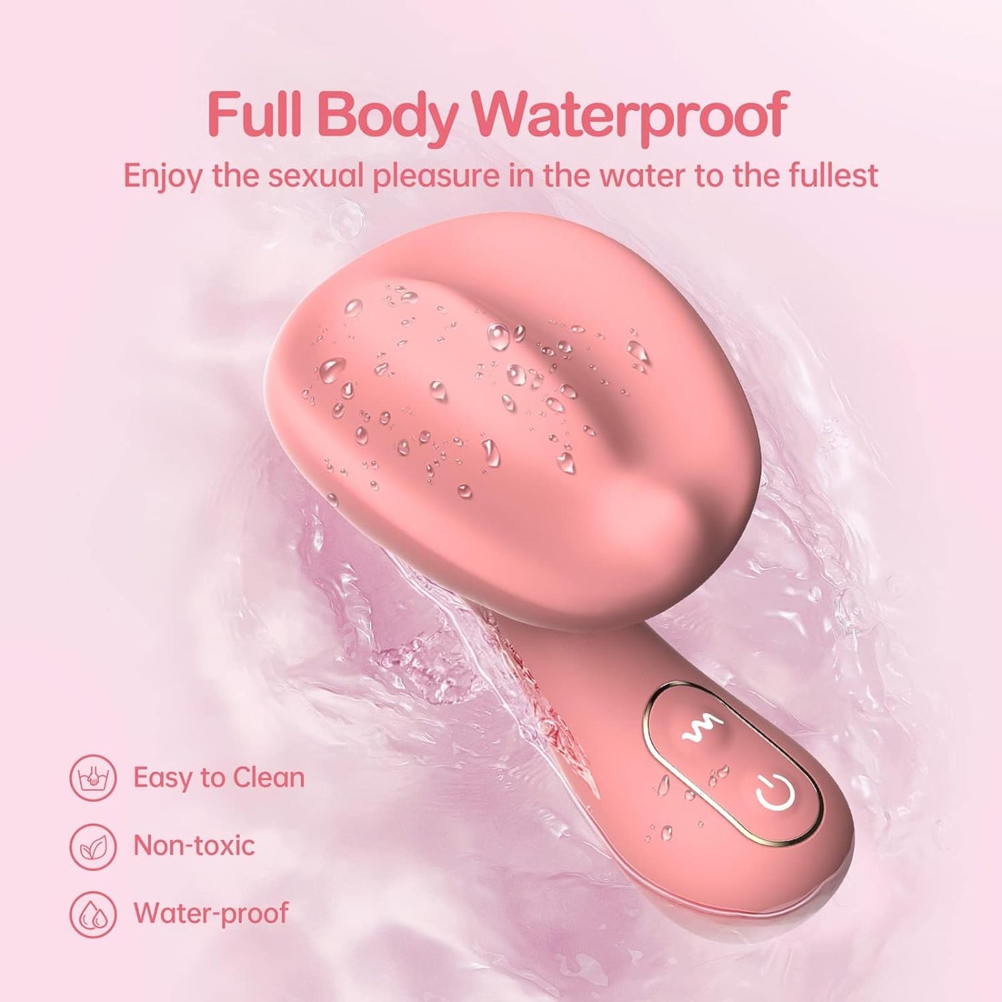 Vibromasseur oeuf stimulateur clitoridien mini vibrateur avec 10 modes de vibration
