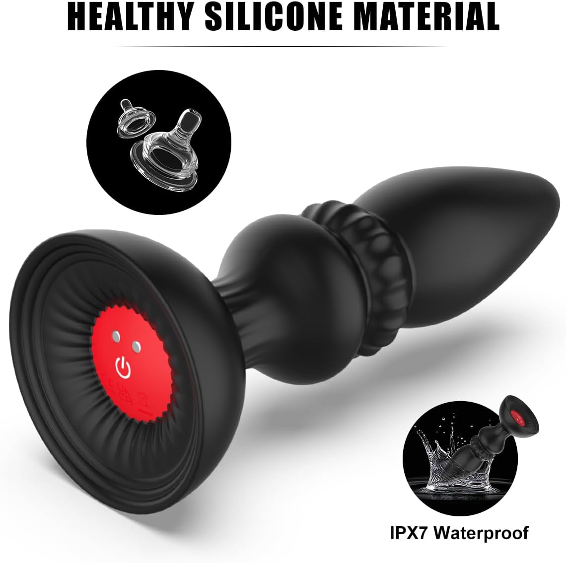 Smart Anal Plug Vibrator Butt Plug Prostate Massager with 10 Vibrators Modes