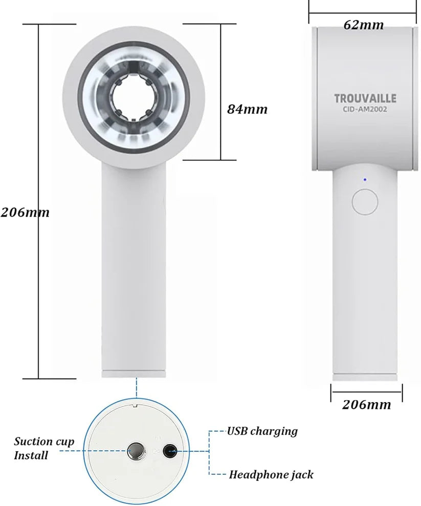 Hands Free Automatic Masturbator Blowjob Sex Machine with 6 Telescopic Frequencies