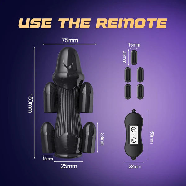 Vacuum Penis Trainer Vibrator Extender Masturbator with 5 Vibration Modes