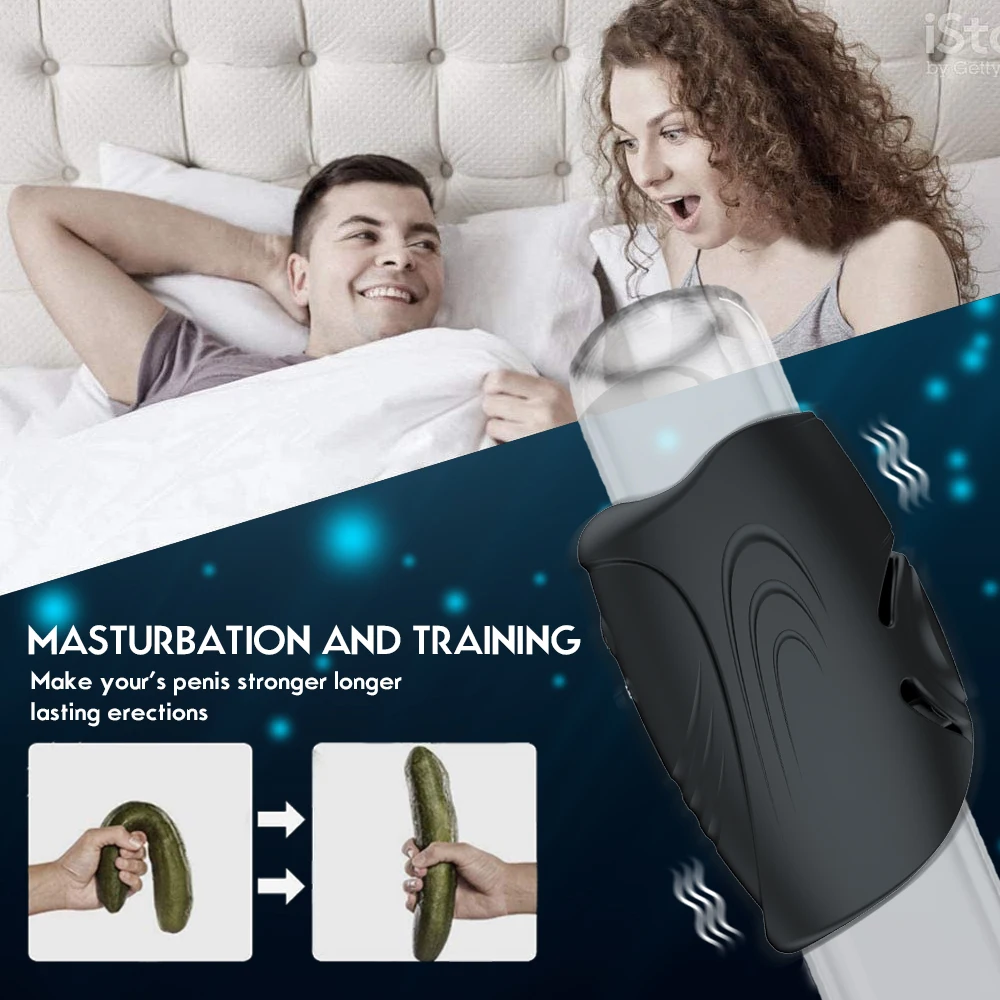 3 IN 1 Penis Trainer vibrator Glans Massager Masturbator with 10 Vibration Modes