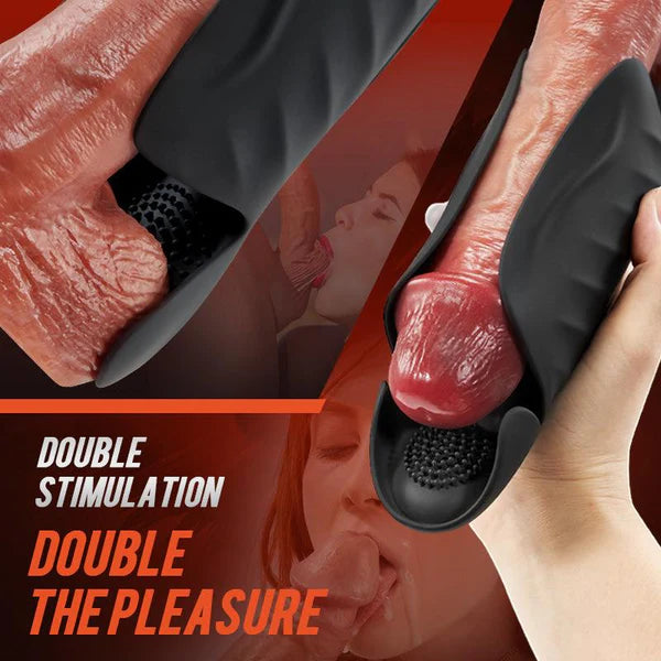 Glans Trainer Penis Massage Masturbator with 10 Pulsating Vibration Modes