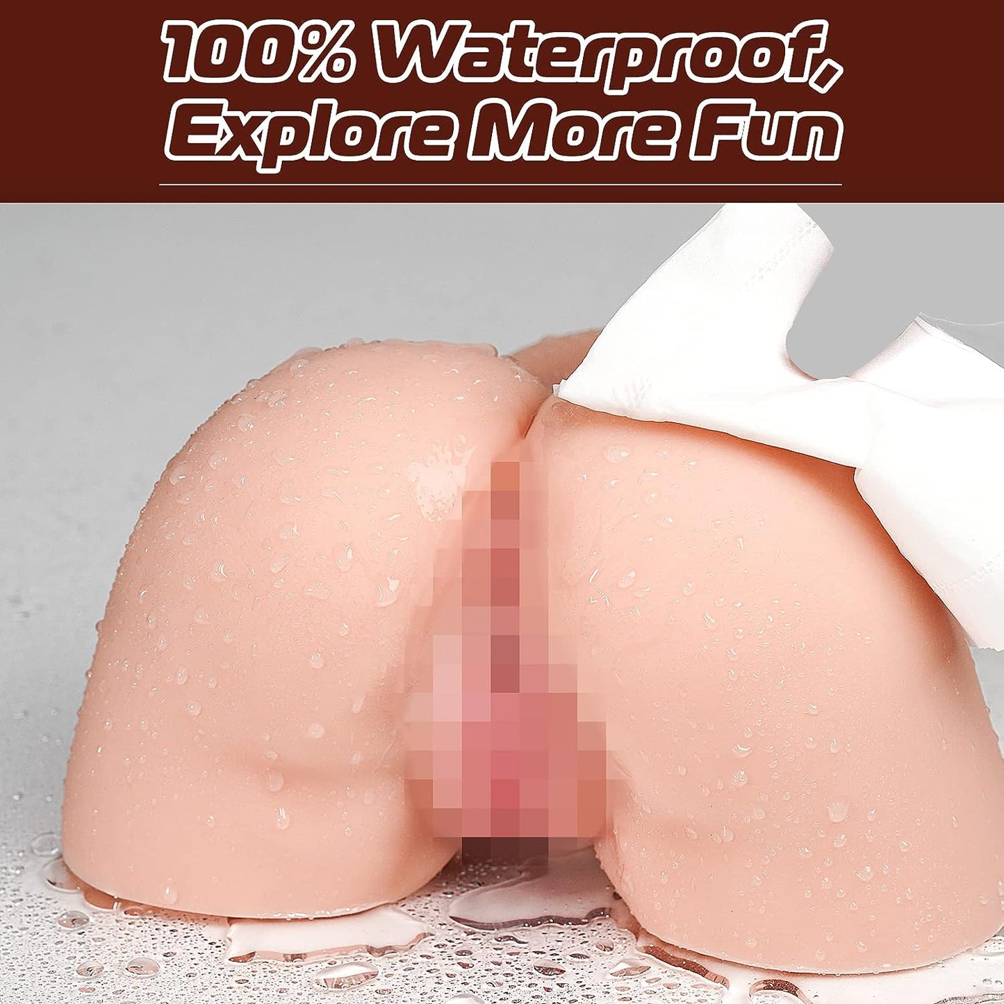 Masturbateur masculin de cul de Stroker de poupée de sexe de chatte de poche réaliste 3D