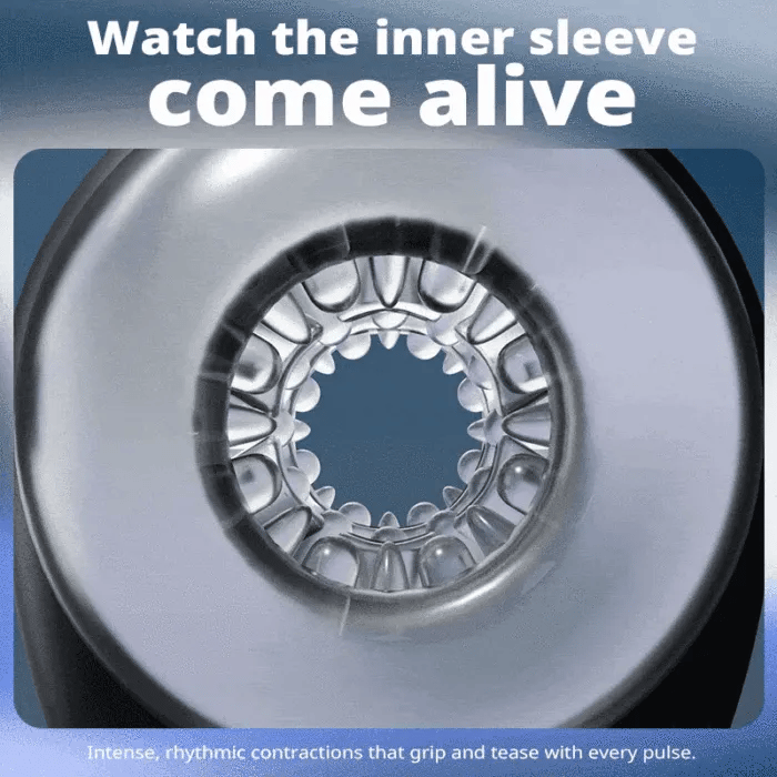 Automatic Masturbator Penis Trainer with 9 Swinging & 9 Vibrating Modes