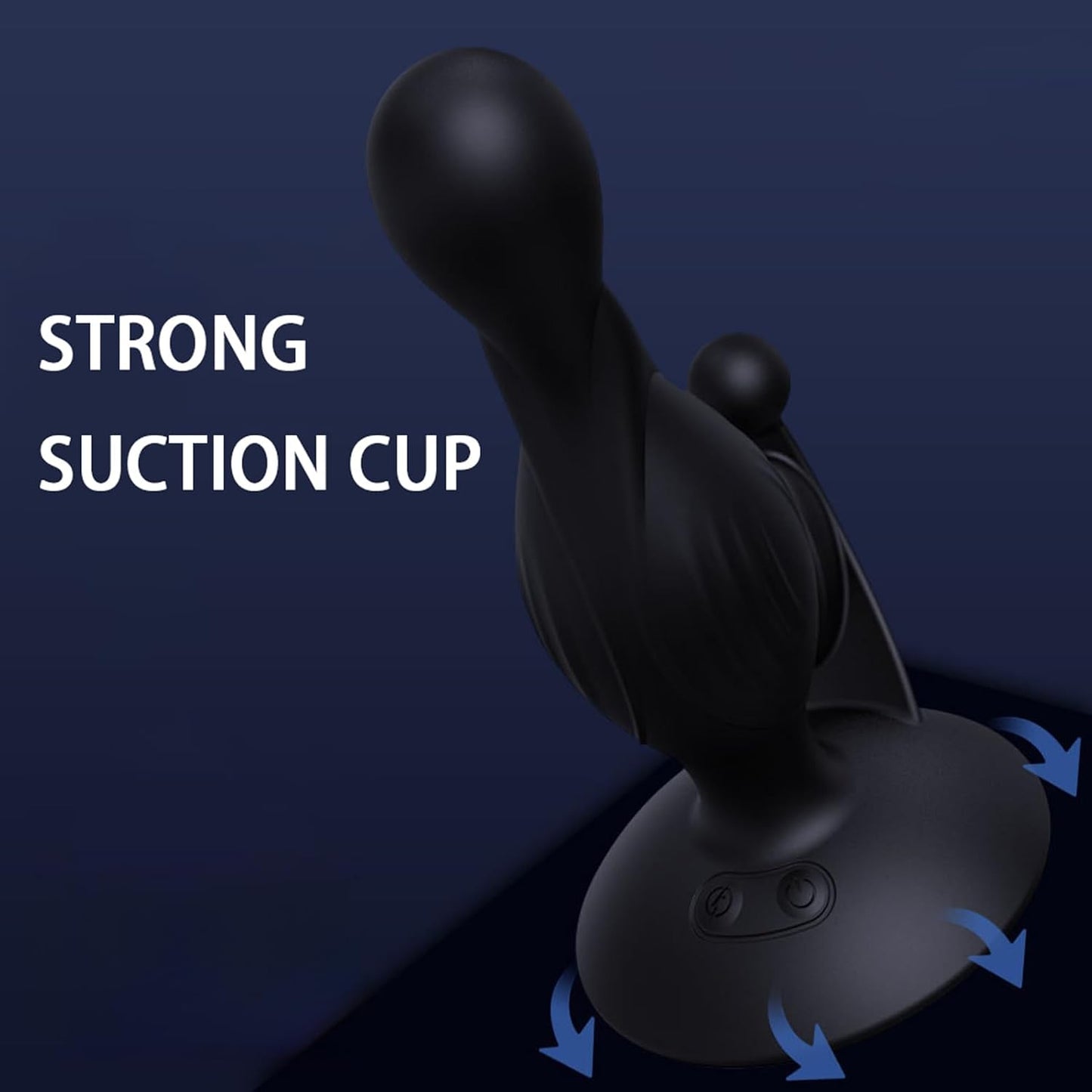 Prostate Massager Anal Beads Vibrator Butt Plug with 10 Vibration Modes