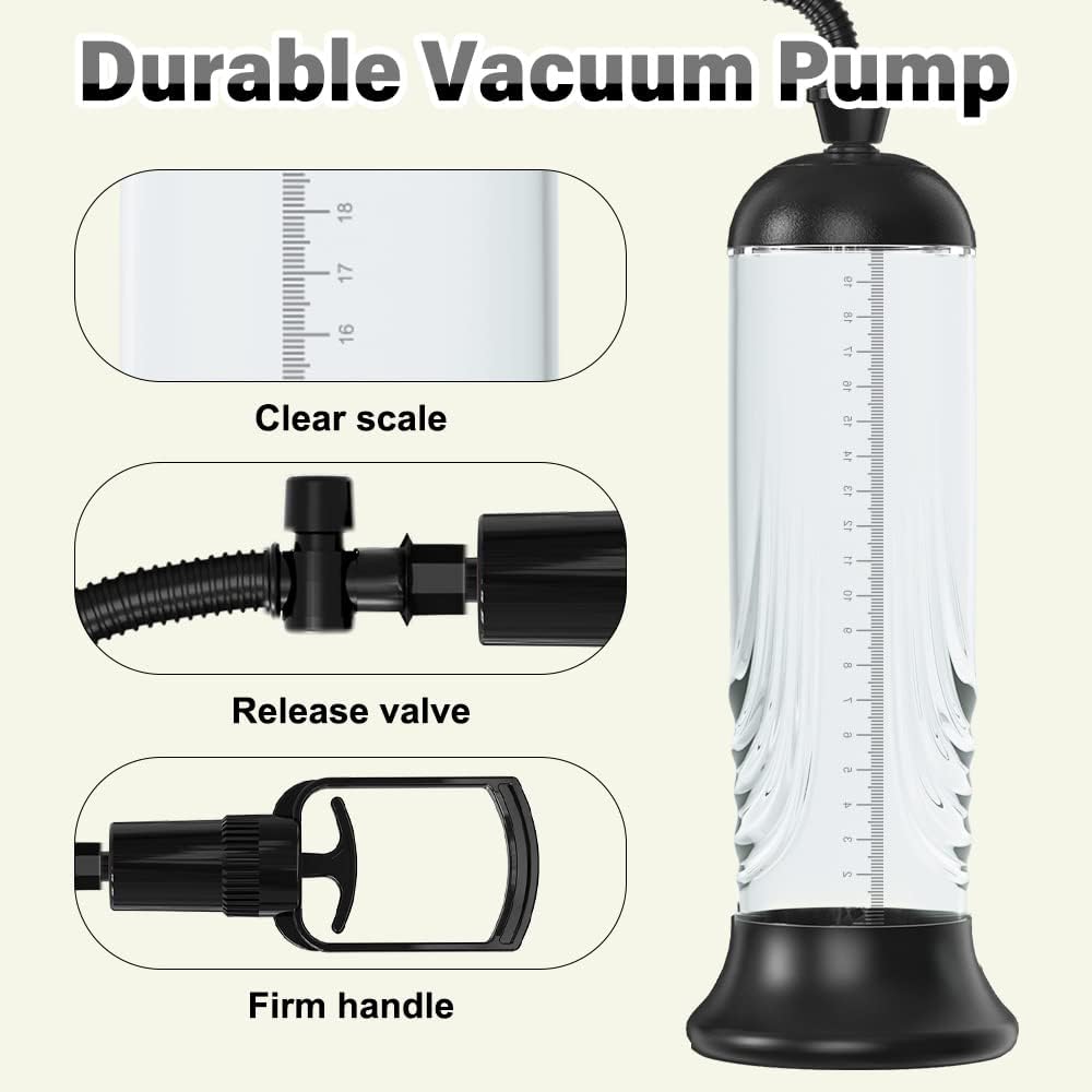 Manual Penis Trainer Vacuum Pump Enlarger Enlargement Masturbator